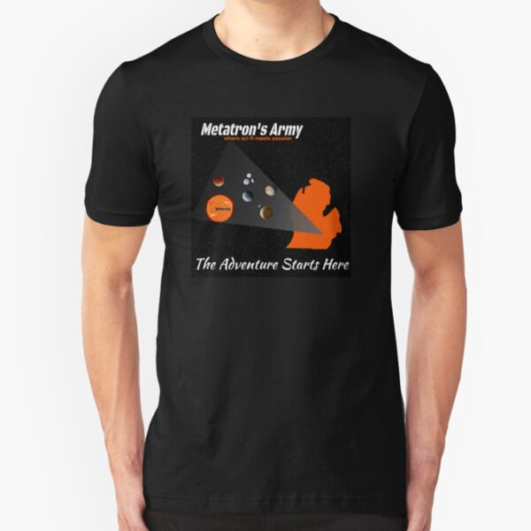 Metatron's Army - The Adventure Starts Here Slim Fit T-Shirt