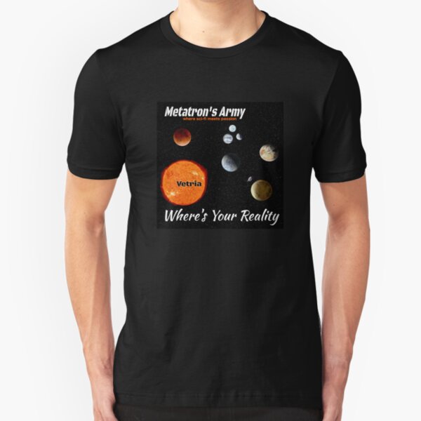 Metatron's Army - Vetria Galaxy Map Shirt Slim Fit T-Shirt