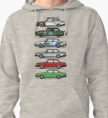 Stack Of Volvo 242 240 Series Brick Coupes Pullover Hoodie