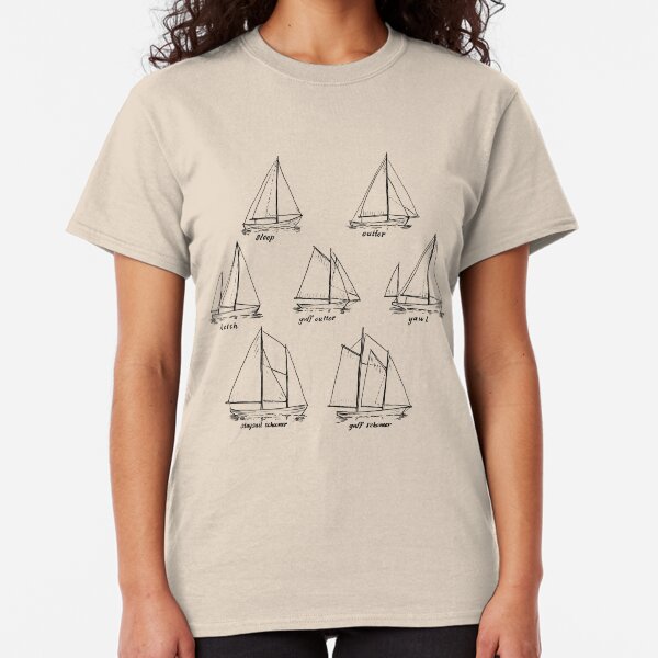Sailboat Types Classic T-Shirt