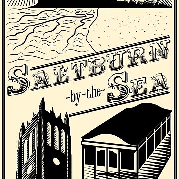 Artwork thumbnail, NDVH Saltburn-by-the-Sea stamp by nikhorne