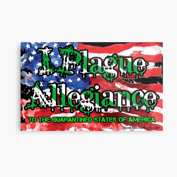 I Plague Allegiance Metal Print