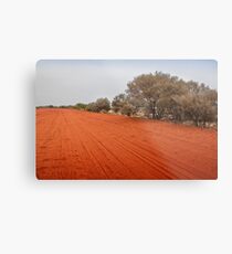 Outback red dirt road Metal Print