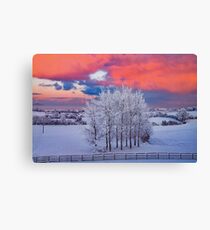 Northern Ireland Sunset Canvas Print