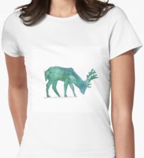 Prongs Watercolour Women's Fitted T-Shirt