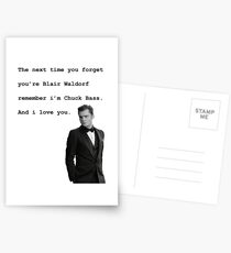Chuck Bass Postcards