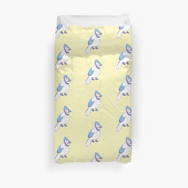 Chonky Blue Jay Duvet Cover