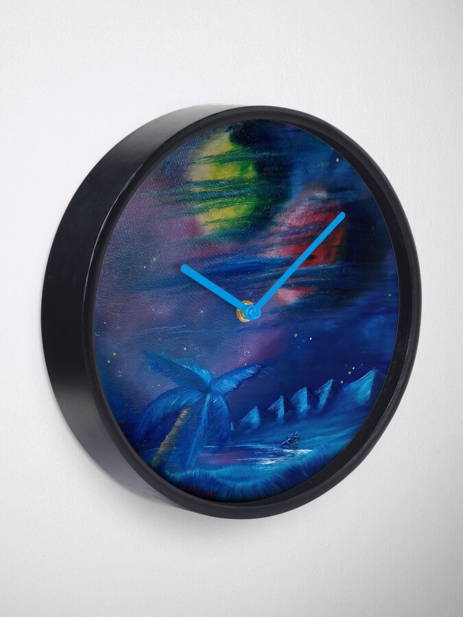 Alternate view of Twin Moons over Isle'den Clock