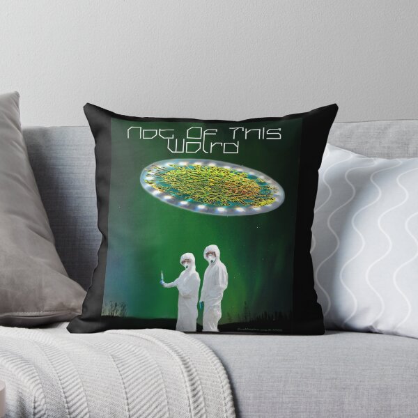 Not of This World Throw Pillow