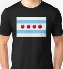 Chicago Teacher Flag - Farben anders als rot Slim Fit T-Shirt