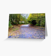 Running out of road.. Greeting Card