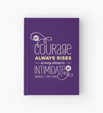 Jane Austen: "My Courage Always Rises" Hardcover Journal