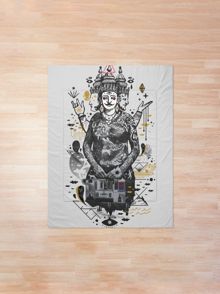Alternate view of Dweller on the Threshold Comforter