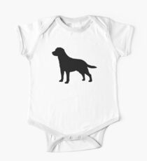 Body de manga corta para bebé Labrador