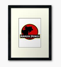 Jurassic Poké Framed Print