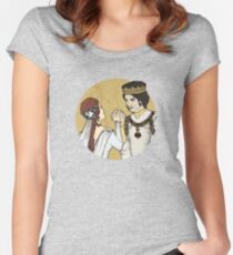 Cinderella´s wedding Nouveau Old Stories Women's Fitted Scoop T-Shirt