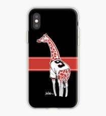 Belt Giraffe (Black) iPhone Case