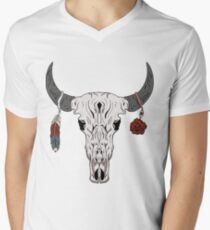 Skull Men's V-Neck T-Shirt