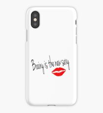 Brainy is the new Sexy-Irene Adler (Sherlock BBC) iPhone Case/Skin