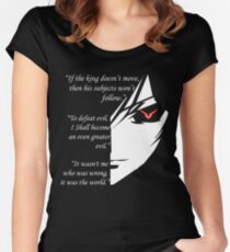 The Testamennt of Lelouch Vi Britannia Part 1 Women's Fitted Scoop T-Shirt