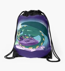 dragon guardian Drawstring Bag