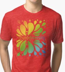 Neurodiversity Splash Tri-blend T-Shirt