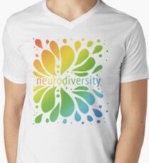 Neurodiversity Splash Men's V-Neck T-Shirt