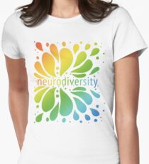 Neurodiversity Splash Women's Fitted T-Shirt