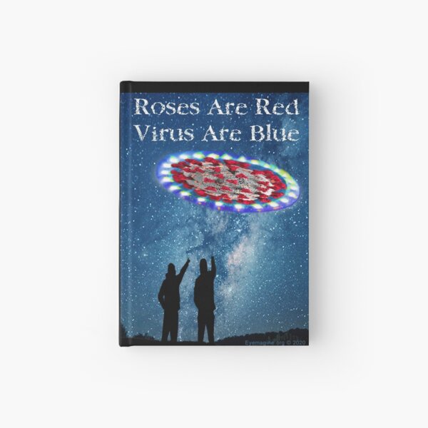 Virus Are Blue Hardcover Journal