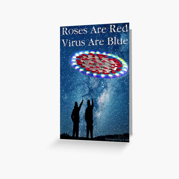 Virus Are Blue Greeting Card