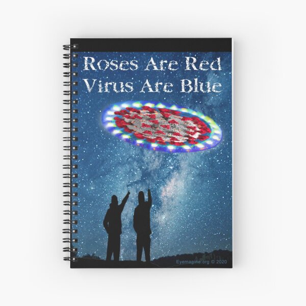 Virus Are Blue Spiral Notebook