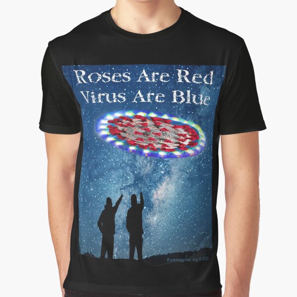 Virus Are Blue Graphic T-Shirt