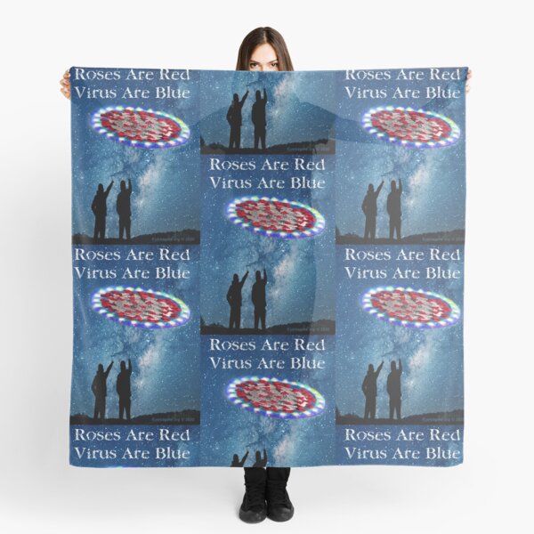 Virus Are Blue Scarf