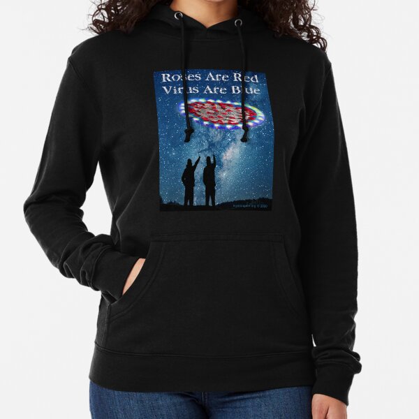 Virus Are Blue Lightweight Hoodie