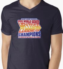 Chicago Cubs World Series Champions - Back to the Future Men's V-Neck T-Shirt