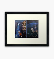 Artnap IV: Selenomancy/ Selenography Framed Print