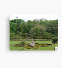 Fountain at Culzean Canvas Print