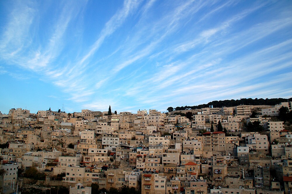 "Jerusalem Blue Sky" by johnnabrynn Redbubble