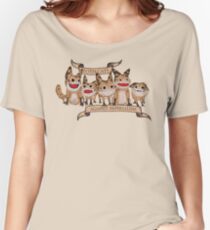 Loth Cats Against Imperialism Relaxed Fit T-Shirt