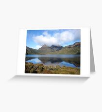Cradle Mountain reflections. Tasmania Australia Greeting Card