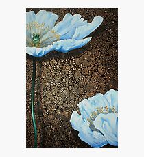 White Poppies II Photographic Print