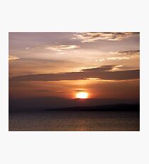 Inch Island November Sunset 3 Photographic Print