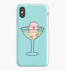Naked Mole Rat - Celebrating with Champagne iPhone Case