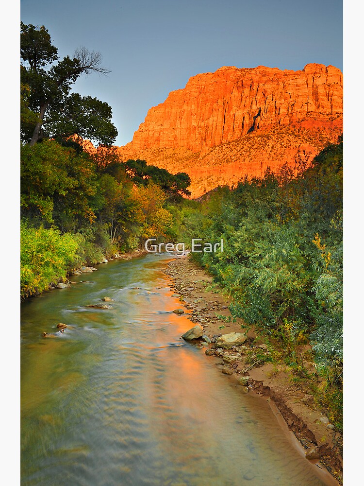 Sunset at Springdale - Utah by GregEarl