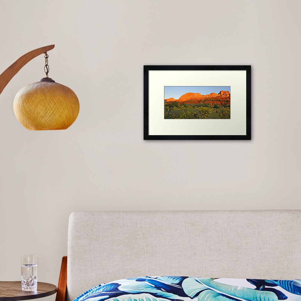 Snow Canyon State Park - Utah Framed Art Print