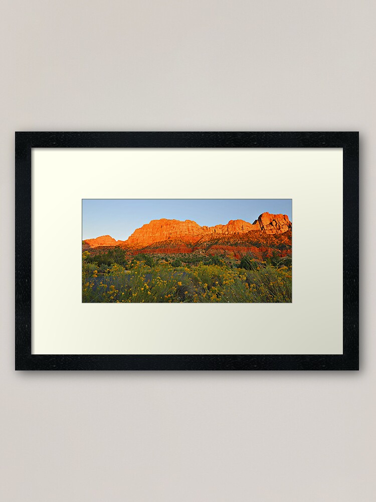 Alternate view of Snow Canyon State Park - Utah Framed Art Print