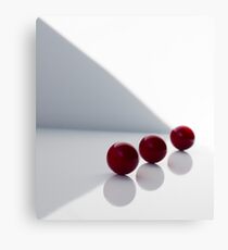 Geometrisch Rot Canvas Print