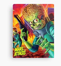 Mars Attack Metal Print