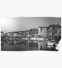 Honfleur Harbour 3, Normandy, France Poster