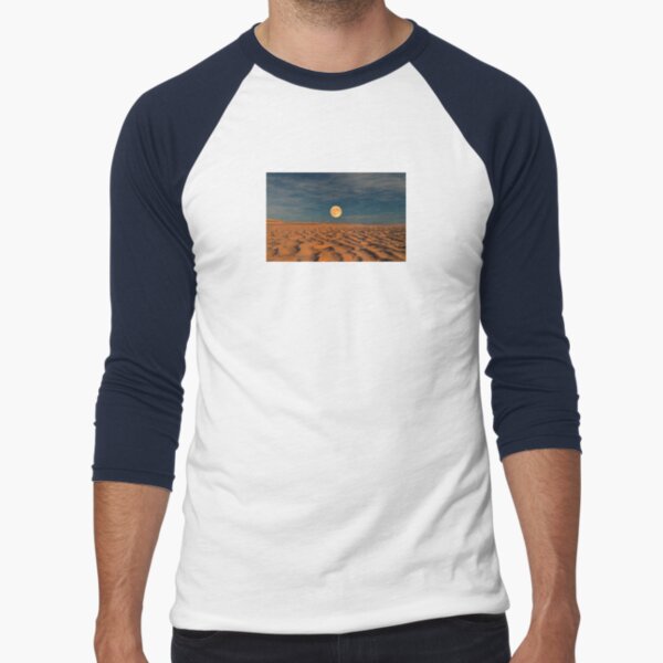Moon across the Sands Baseball ¾ Sleeve T-Shirt
